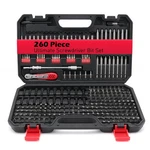 Sedy 260PCS Precision Screwdriver Bit Set Security Magnetic Cr-v Case Black Tool. Fixed Price $60.99.