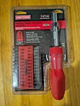 Craftsman Vintage Ratcheting Magnetic Screwdriver Red 47144 Wf Nos. Fixed Price $100.00.