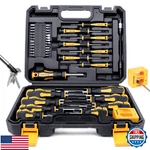 Amartisan 43-PIECE Magnetic Screwdriver Set W/ Case: Slotted, Phillips, Torx, He. Fixed Price $39.94.