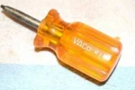 R-11 Vaco Klein Square-recess Robertson #1 Stubby Screwdriver Orange R11N. Fixed Price $7.97.