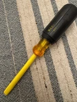 Klein Tools 620-4" Insulated Flat/slotted Screwdriver 1/4" Blade Usa Made. Fixed Price $15.00.
