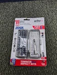 Wiha 76868 61-PIECE Gobox 1" Terminatorblue Impact Bits 1/4" Hex Adapter. Fixed Price $34.99.
