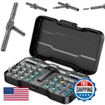 24 In 1 Magnetic Ratchet Screwdriver Set, Upgrade Diy Multi. Fixed Price $60.64.
