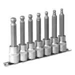Sealey Hex Ball-end Socket Bit Set 7PC 100MM 1/2"SQ Drive Metric Garage Works.... Fixed Price $81.48.