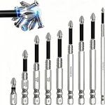 Kingtaixin High Magnetic Screwdriver Drill Bit Set, Anti-slip Silvery. Fixed Price $14.76.