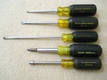 Klein Tools Cushion Grip Lot / Screwdrivers Nutdriver Awl. Fixed Price $22.50.