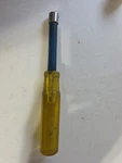 Snap On Tools 3/8" Nut Driver Hallow Shank Clear Yellow Handle ND112 Usa. Fixed Price $15.00.