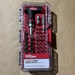 Hyper Tough 59-PIECE Ratcheting T-handle Driver & Bit Set W/case-star-hex-square. Fixed Price $10.49.