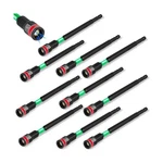 Geinxurn Impact Nut Driver Set, 10 Pieces Long 5/16 Point Alloy.. Fixed Price $28.99.