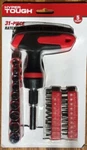Hyper Tough 31-PIECE Ratcheting Driver & Socket Set Brand New. Fixed Price $9.99.