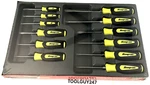 Snap On Tools SGDXW120B 12PC Hi-viz Yellow Soft Grip Combo Screwdriver Set New+. Fixed Price $299.95.