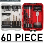 60 Piece Craftsman High-carbon Steel Screwdriver Drill/driver Bit Set. Fixed Price $39.71.