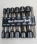 14PC Power Magnetic Nut Driver Drill Bit Set Socket Adapter Metric&sae So.... Fixed Price $29.00.