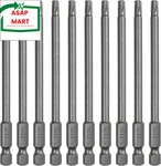 Ptslkhn 10PCS T25 Torx Screwdriver Bit Sets, 4 Length Magnetic Security. Fixed Price $14.17.
