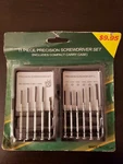 New. Unopened 11 Piece Precision Screwdriver Set (includes Compact Carry Case).. Fixed Price $9.00.