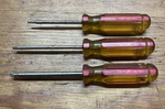 Stanley Torx Screwdriver ( ) 64-552 T15 64-554 T25 64-556 T30 Vtg. Fixed Price $14.95.