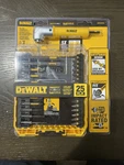 Dewalt Steel Drill And Driving Bit Set With Right Angle Attachment (25-PIECE). Fixed Price $45.99.