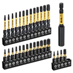 Tgftgf Impact Torx Bit Set 31PCS (T5 T6, TT7-TT40), 30+1PCS, Yellow/black. Fixed Price $21.22.