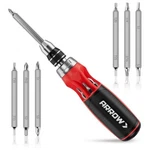 Arrow Multi Ratcheting Screwdriver 12-IN-1 Stubby W/bits. Fixed Price $25.99.