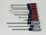 Craftsman Tools Usa Wf 11PC Phillips & Flat Slotted Screwdriver Set Nos New. Fixed Price $124.99.