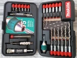 Makita Ultralok Fast Connection 23 Drills Set With Drivers. Fixed Price $37.00.