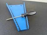 #BK604 Snap-on STD4 1/4" Flat/slotted Screwdriver Black Hard Handle Usa. Fixed Price $19.95.