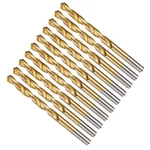 Metallixity Drill Bit 1/4 10PCS, 4241 High-speed Steel Straight Shank Titaniu.... Fixed Price $17.90.
