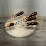Matco Tools 5PC Screwdriver Set - Orange/black Handle (u). Fixed Price $80.00.