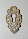 Antique 1880S Keyhole Escutcheon Brass/bronze Victorian Door Hardware 2560. Fixed Price $15.00.