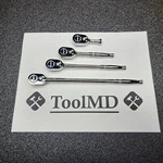 Snap-on Tools Usa New 4PC 1/4" Drive Fine Tooth Chrome Handle Ratchet Lot Set. Fixed Price $595.00.