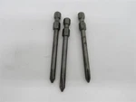 Apex 491-A, #1 Phillips Power Drive Bit, 1/4" Hex, 2-3/4" Long, Pack. Fixed Price $12.00.