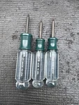Rare 3PC Sears Craftsman Usa Nos Stubby Green Torx Screwdriver Set Pratt Read. Fixed Price $59.00.