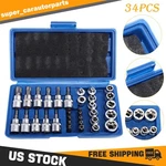 34PCS Star Sockets & Set Female E-torx Security 3/8 Drive. Fixed Price $15.29.