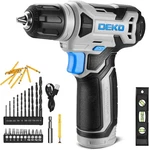 Dekopro 8V Cordless Drill, Set With 3/8"KEYLESS Chuck, Builtin Led, Typ.... Fixed Price $36.95.
