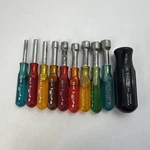 Xcelite Nut Drivers 10PC Set P3-P12 P6 Found! With TA2 Torque Amplifier. 10-16. Fixed Price $24.99.