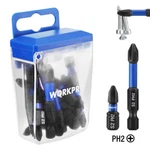 Workpro PH2 Impact Phillips Screwdriver Set 16PCS 1/4" Hex-shank. Fixed Price $18.99.