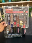Nos Sears/craftsman Usa 5PC Grip-n-drive Screwdriver Set 41745. Fixed Price $24.99.