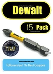 Bulk 15 Pack Dewalt Maxfit Ultra 2" Phillips #2 Bit PH2 In. Impact Ready. Fixed Price $12.74.