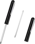 2 Pcs Mini Pocket Screwdriver With Magnetic Slotted Tips Reversible Double Ended. Fixed Price $11.22.