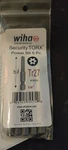 Wiha 74574 Security Torx Power Bit T27 75MM - Pack. Fixed Price $13.98.