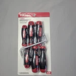 Hyper Tough 7-PIECE Screwdriver Set Soft-grip 43057. Fixed Price $9.00.