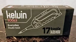 Kelvin Everyday Multi-tool 17 Tools Flashlight Screwdriver Hammer,pink. Fixed Price $18.98.