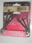 New 7-PC Torx Fold-up Screwdriver Set (T10 THRUT-40), Blackhawk # ST-607. Fixed Price $17.49.