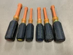 Klein Tools 33524 Insulated Nut Driver Set - 6 Piece 1000V Sae. Fixed Price $58.99.