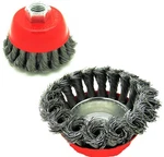 Calhawk 5" Cup Brush Knotted Type Wire Wheel Fits 4-1/2 Angle Grinder 5/8. Fixed Price $24.99.