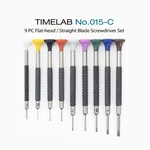 Timelab Watch Jewelry Repair Tool Precision Screwdriver Flat Head Blade 9 Pcs. Fixed Price $67.36.