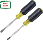 Klein Tools 85442 Screwdriver 2-PIECE Set, Made Usa, 1/4 Keystone And #2 Phil. Fixed Price $29.02.