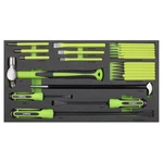 Toolbox Kit 23PCE Pry Crowbar Hammer Punch Set With Eva Foam Tray FD25. Fixed Price $122.61.