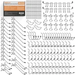Incly Pegboard Hooks Set For Hanging Tools, 206PCS Heavy Duty Hanger.... Fixed Price $41.96.