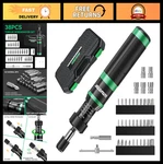 Precision Torque Screwdriver 8-70 In.lb, 1/4" Wrench, S2 Steel Bits & Case. Fixed Price $72.99.